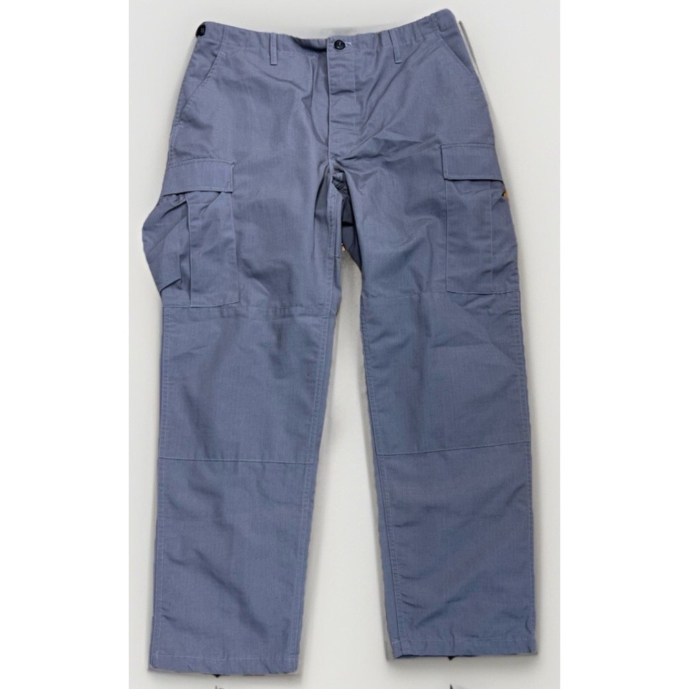 Propped Combat Trousers Gray Cargo Pants Sz L Pll100-98-C-9500 Waist 35-39"